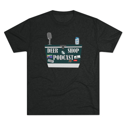 Deer Shop Podcast Tri-Blend Crew Tee