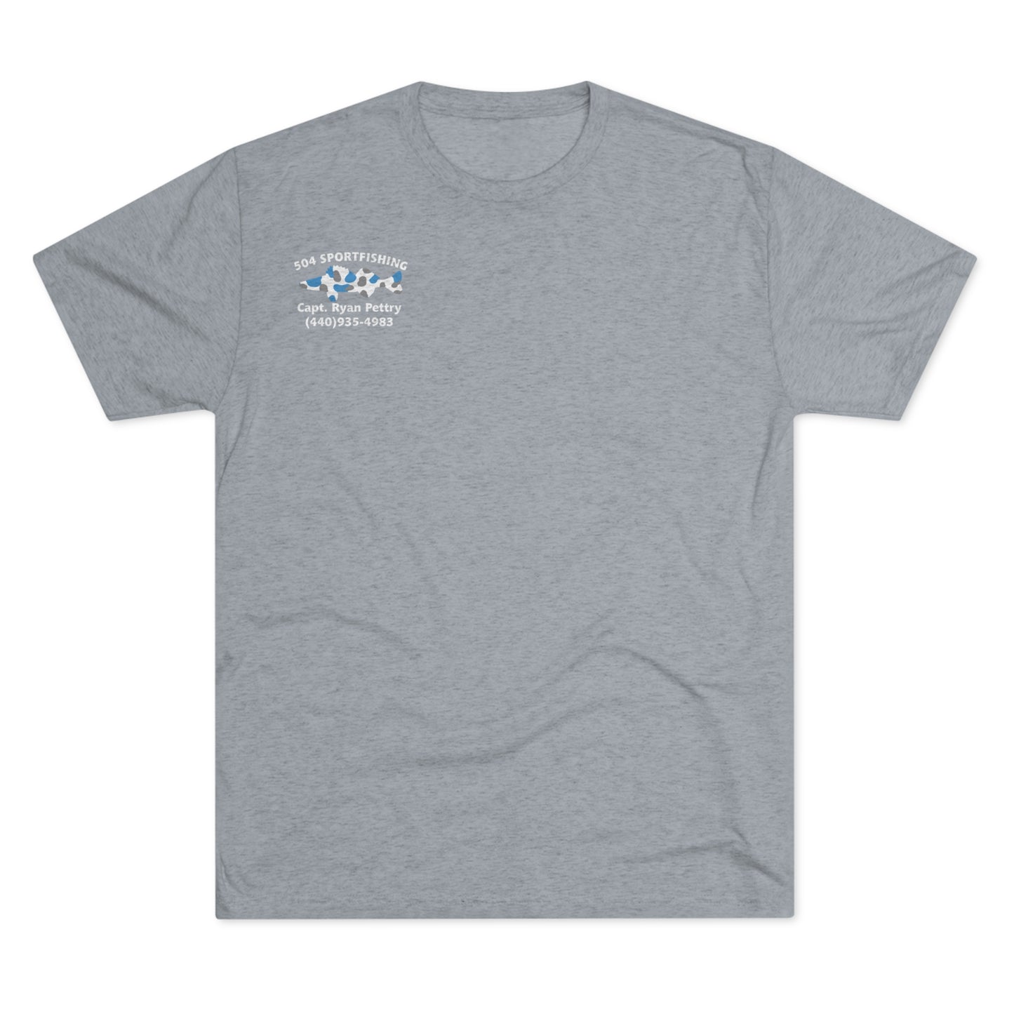 504 Sportfishing Blue Lake Erie Crew Tee