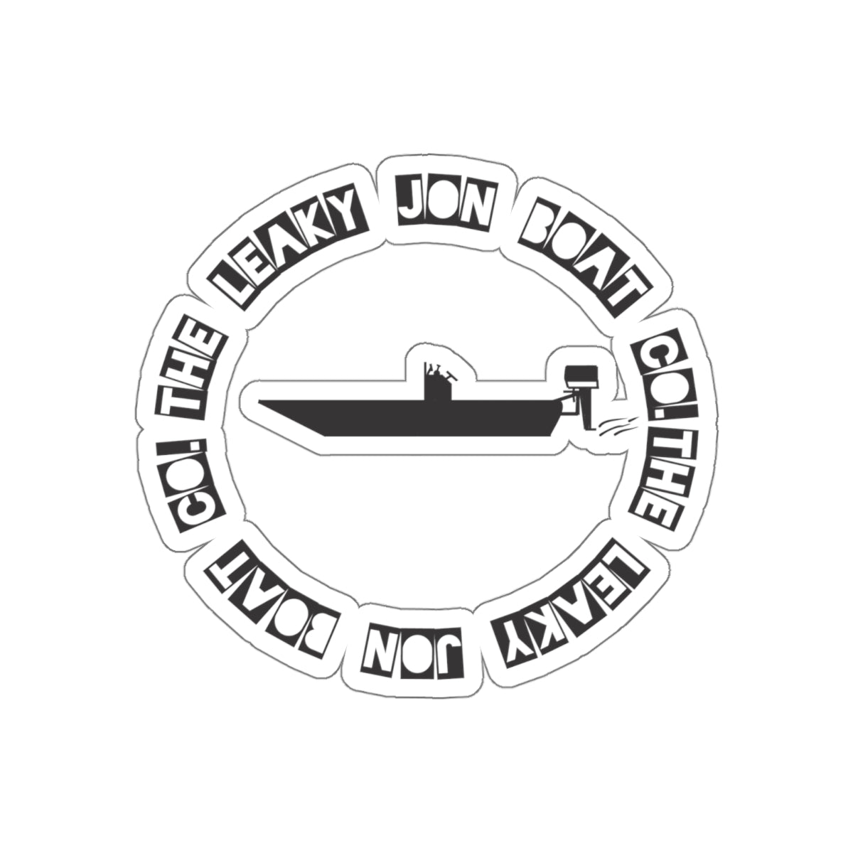 Leaky Jon Boat Company Sticker