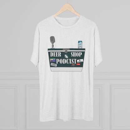 Deer Shop Podcast Tri-Blend Crew Tee