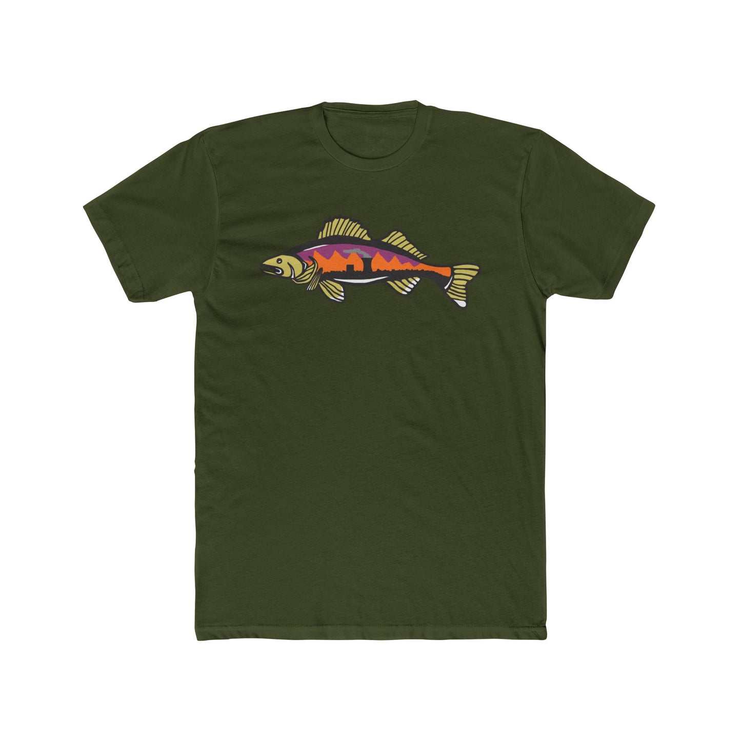 Sunset Walleye Tee Shirt