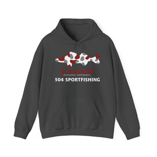 504 Sportfishing Red Walleye Hooded Sweatshirt