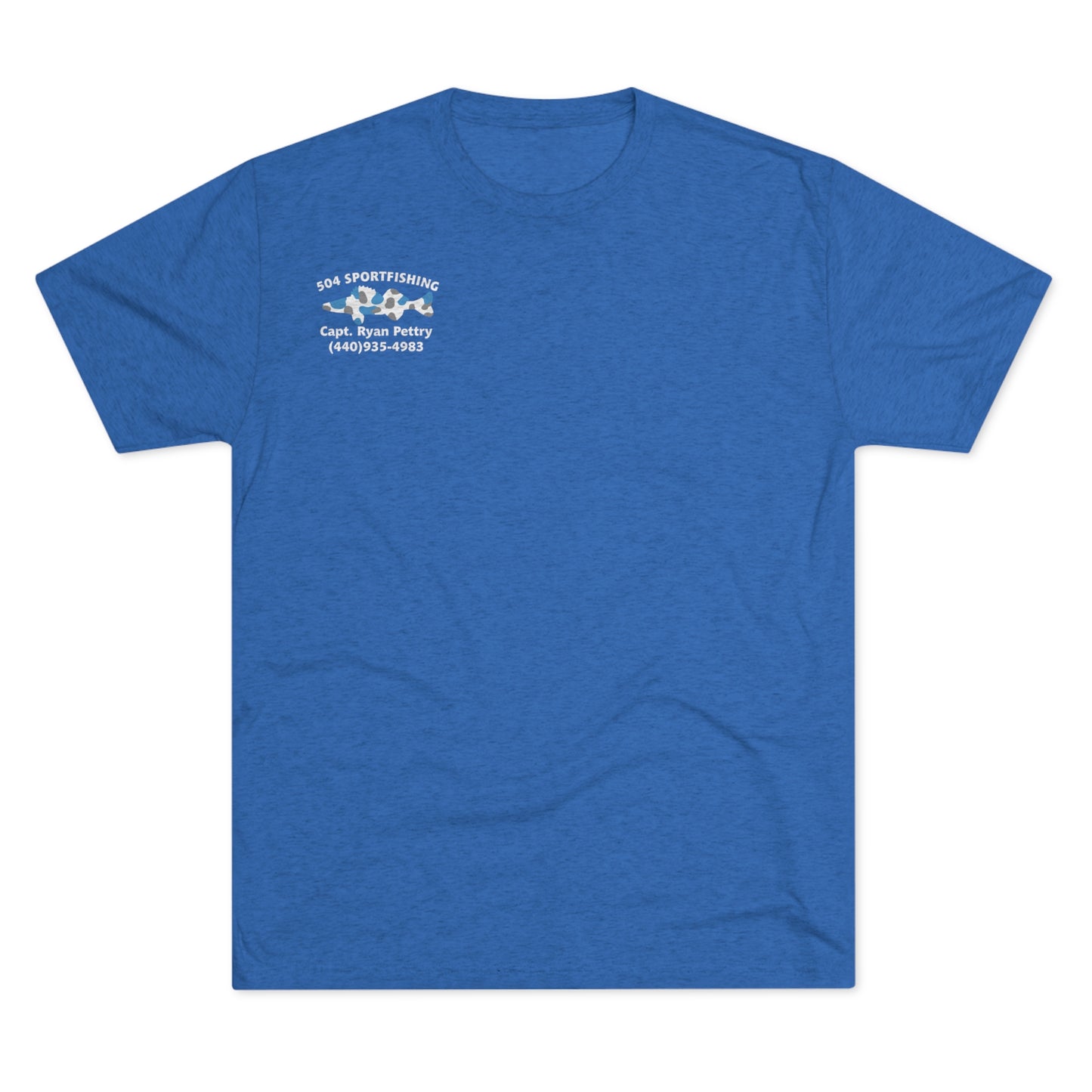 504 Sportfishing Blue Lake Erie Crew Tee