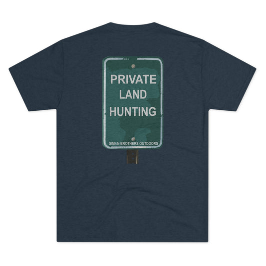 Private Land Hunting Tri-Blend Crew Tee