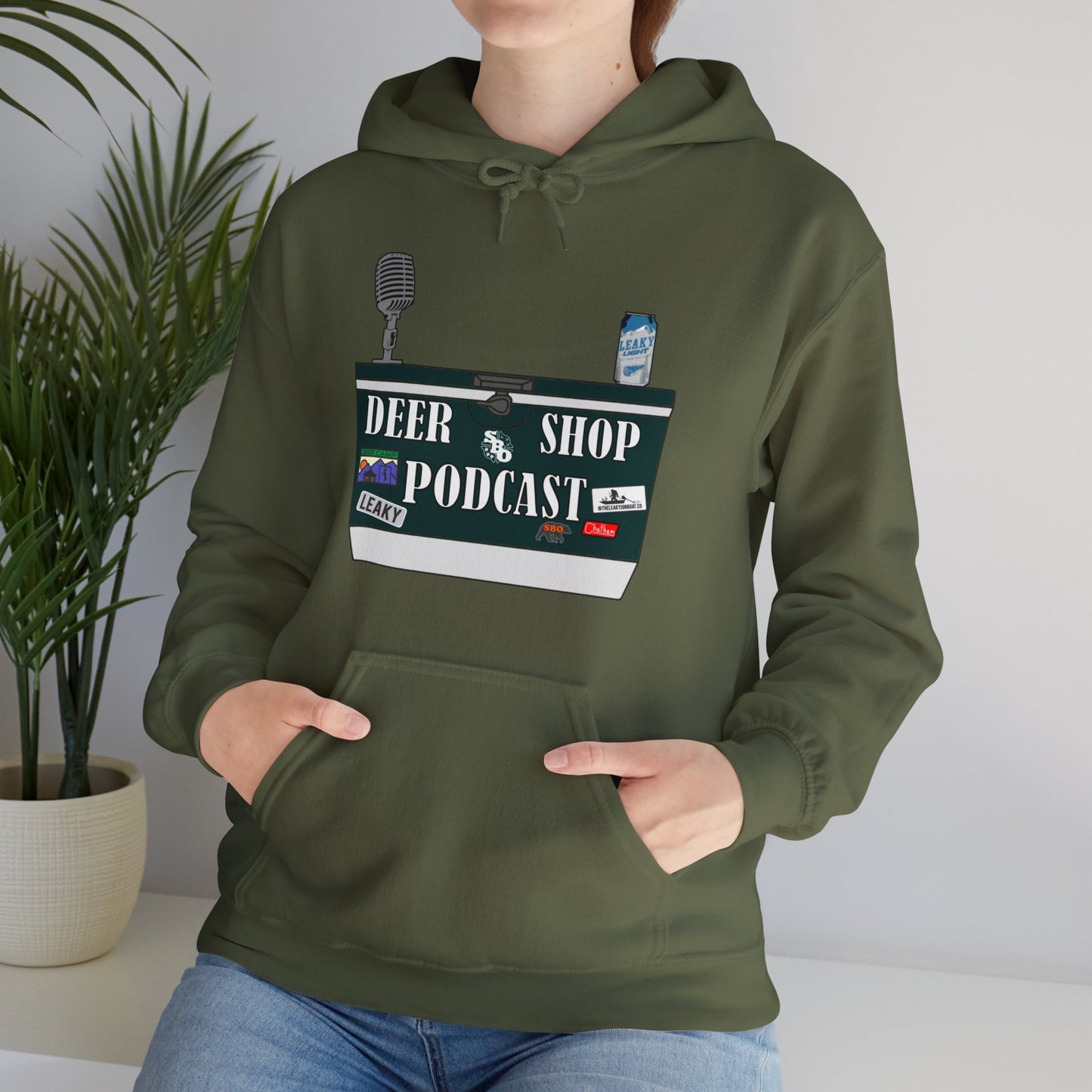 Deer Shop Podcast Hooded Sweatshirt