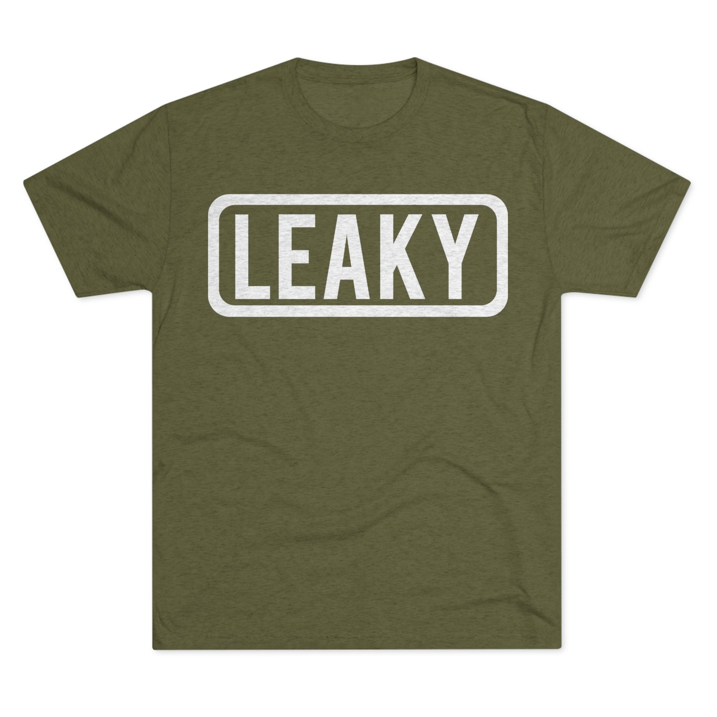 LEAKY Tri-Blend Crew Tee