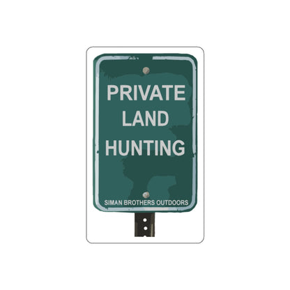 Private Land Hunting Sticker