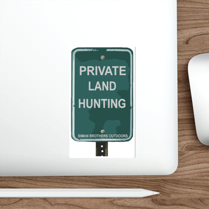 Private Land Hunting Sticker