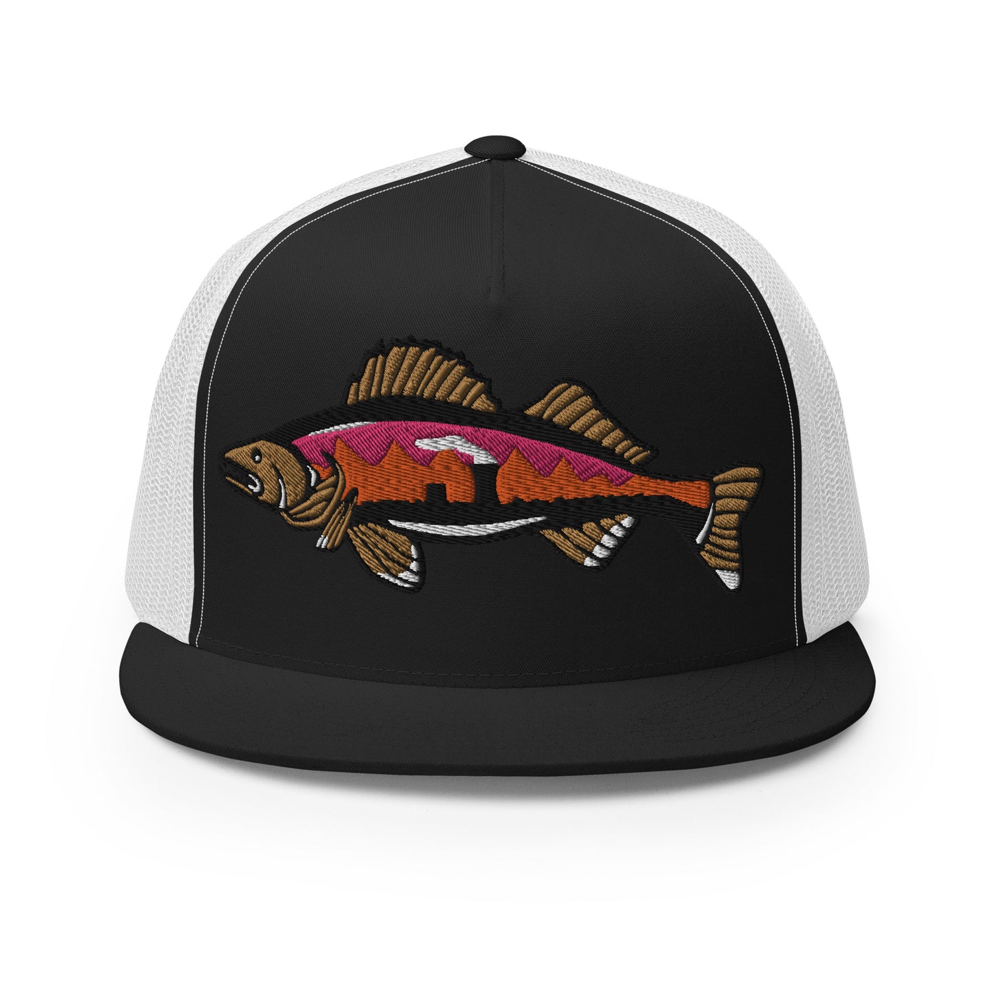 Walleye Horizon 5 Panel Trucker Cap