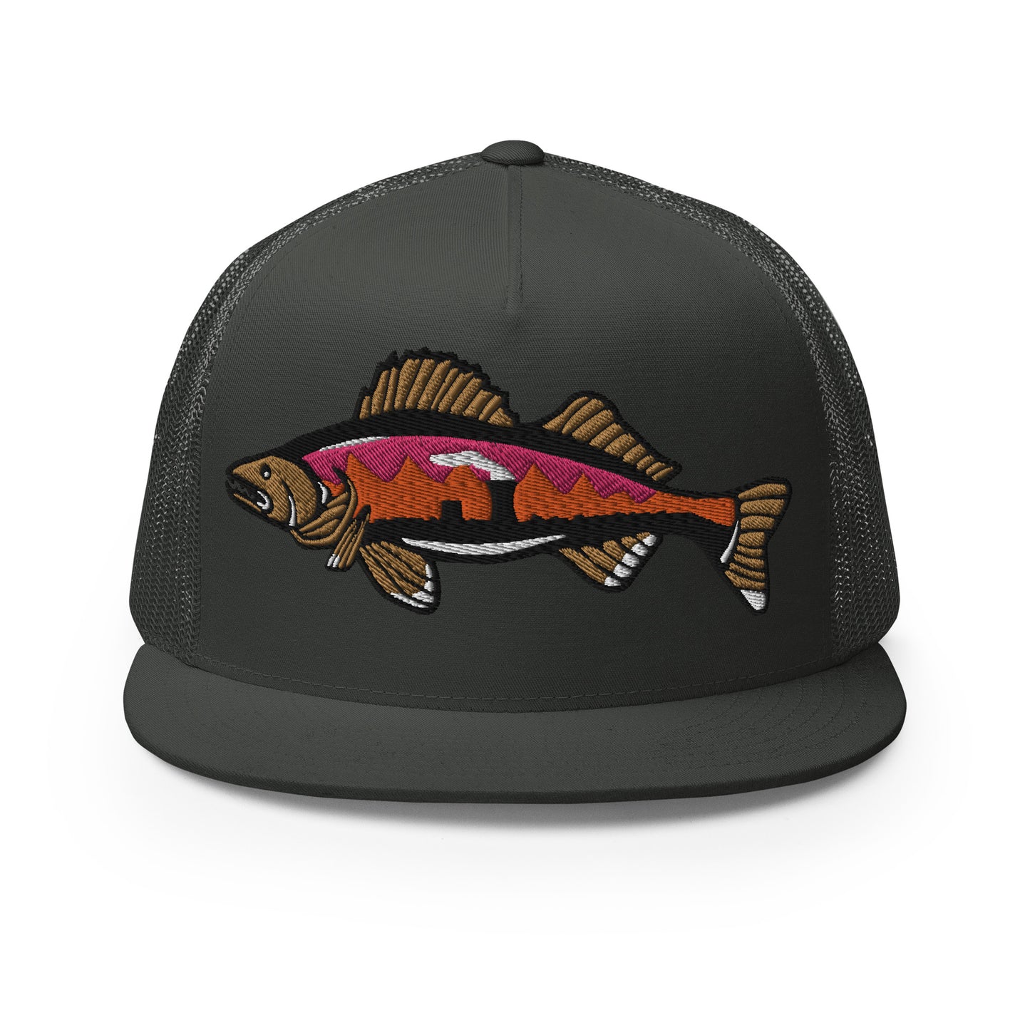 Walleye Horizon 5 Panel Trucker Cap