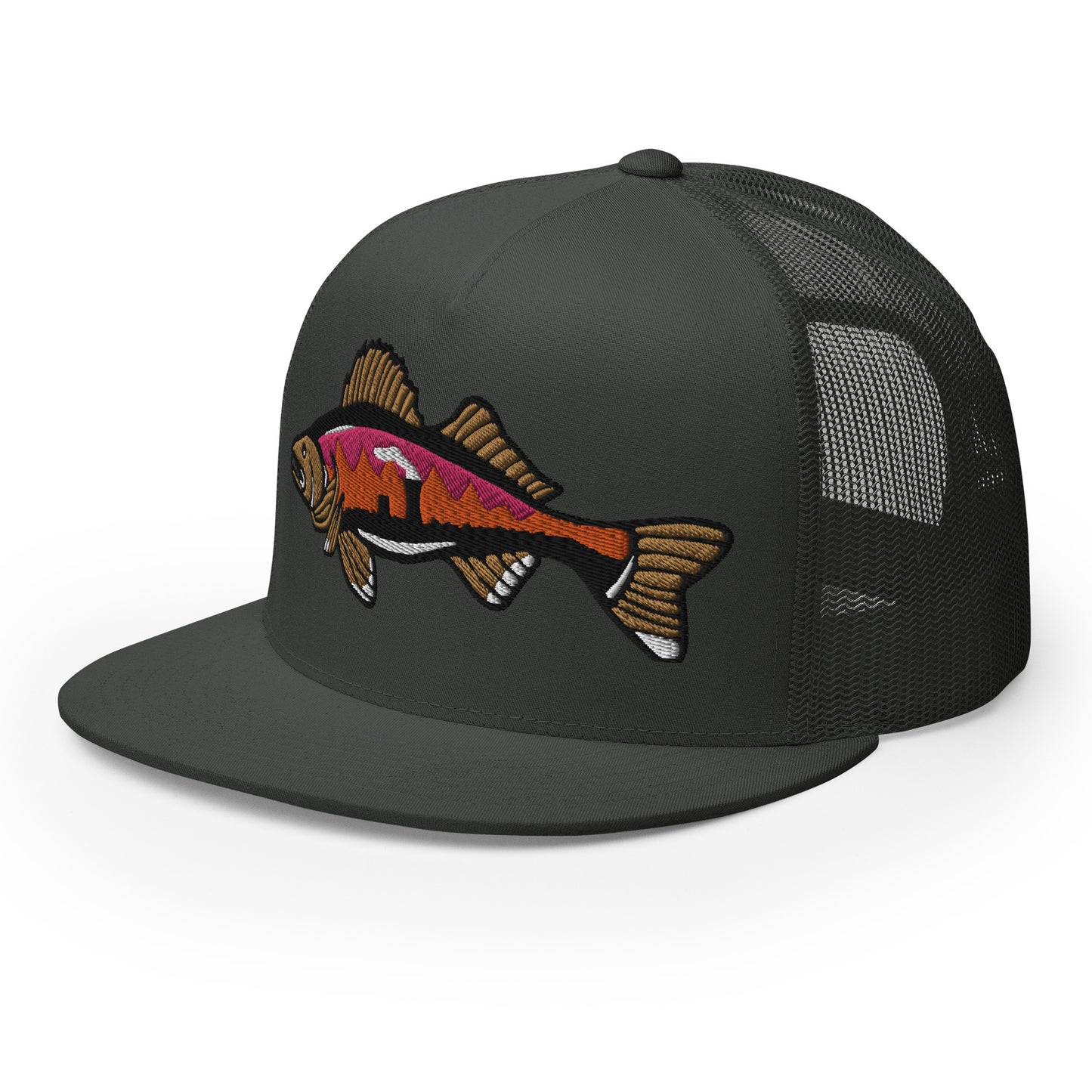 Walleye Horizon 5 Panel Trucker Cap