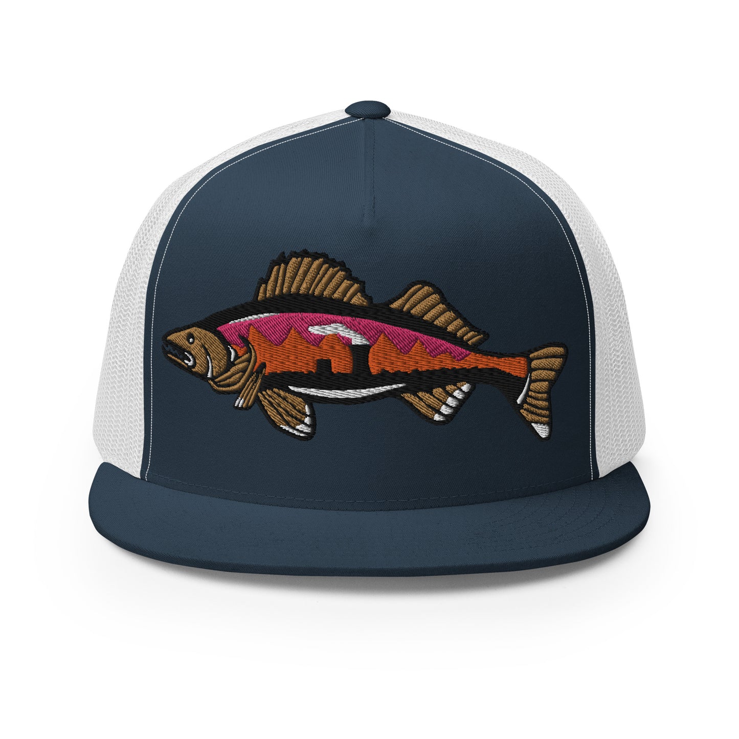 Walleye Horizon 5 Panel Trucker Cap