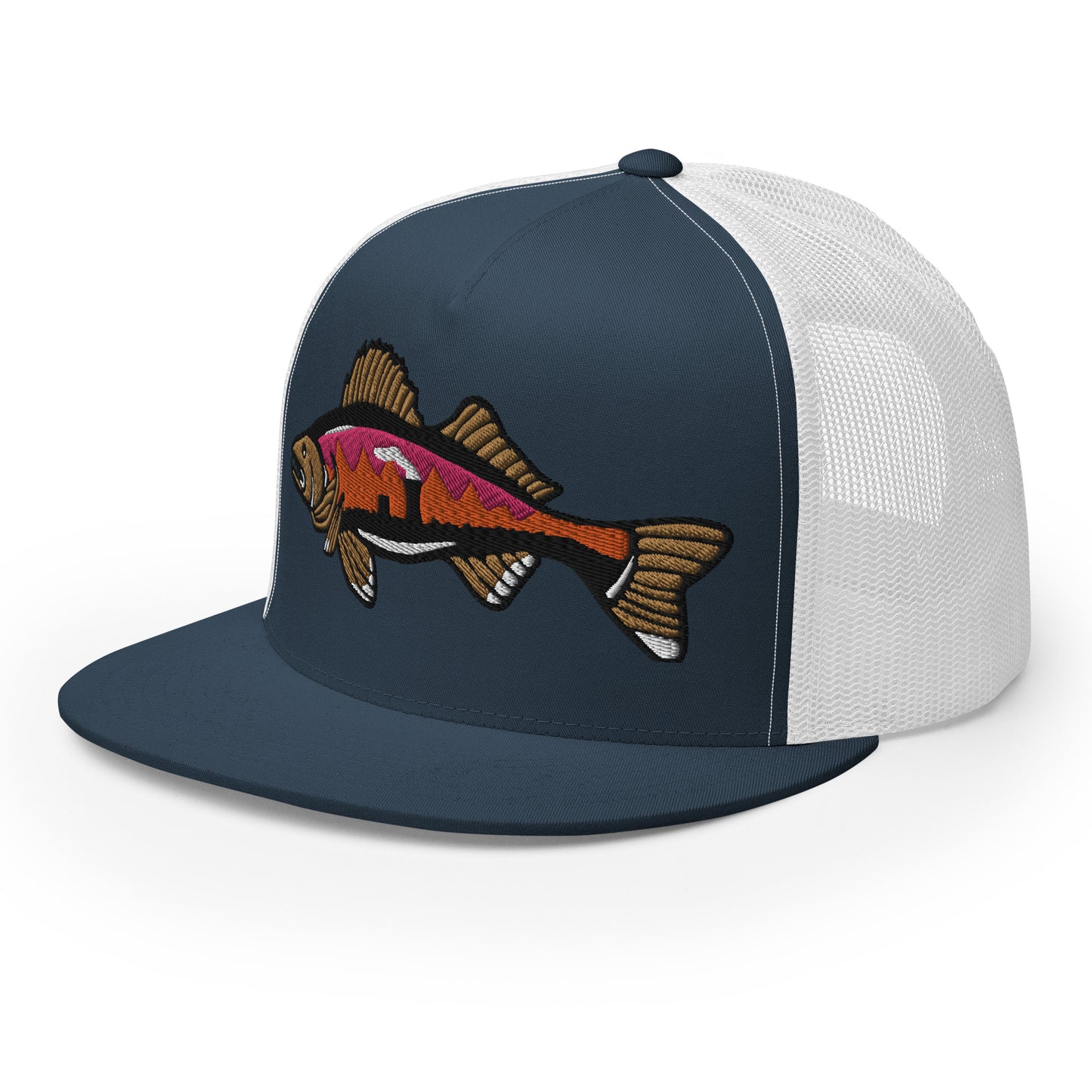 Walleye Horizon 5 Panel Trucker Cap