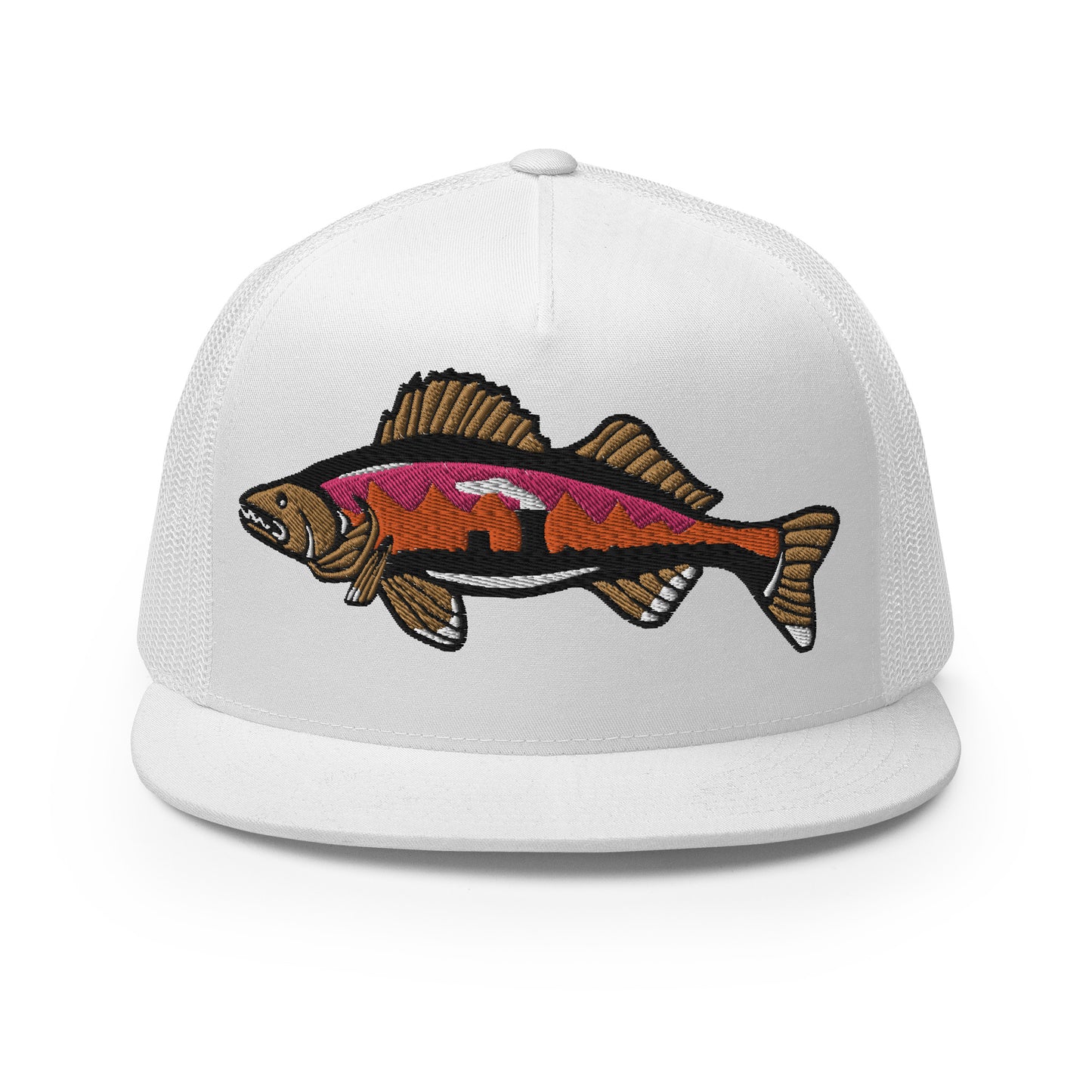 Walleye Horizon 5 Panel Trucker Cap