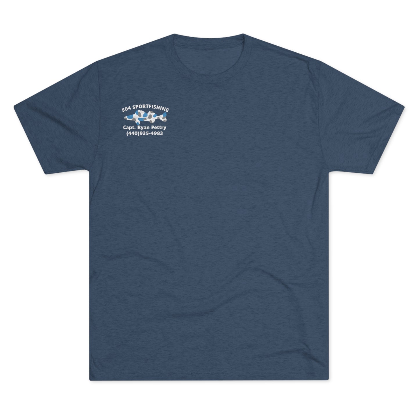 504 Sportfishing Blue Lake Erie Crew Tee