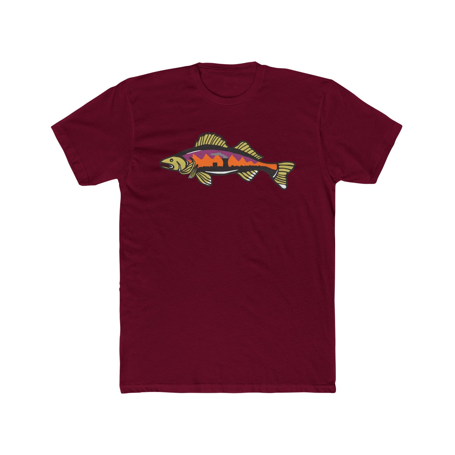 Sunset Walleye Tee Shirt