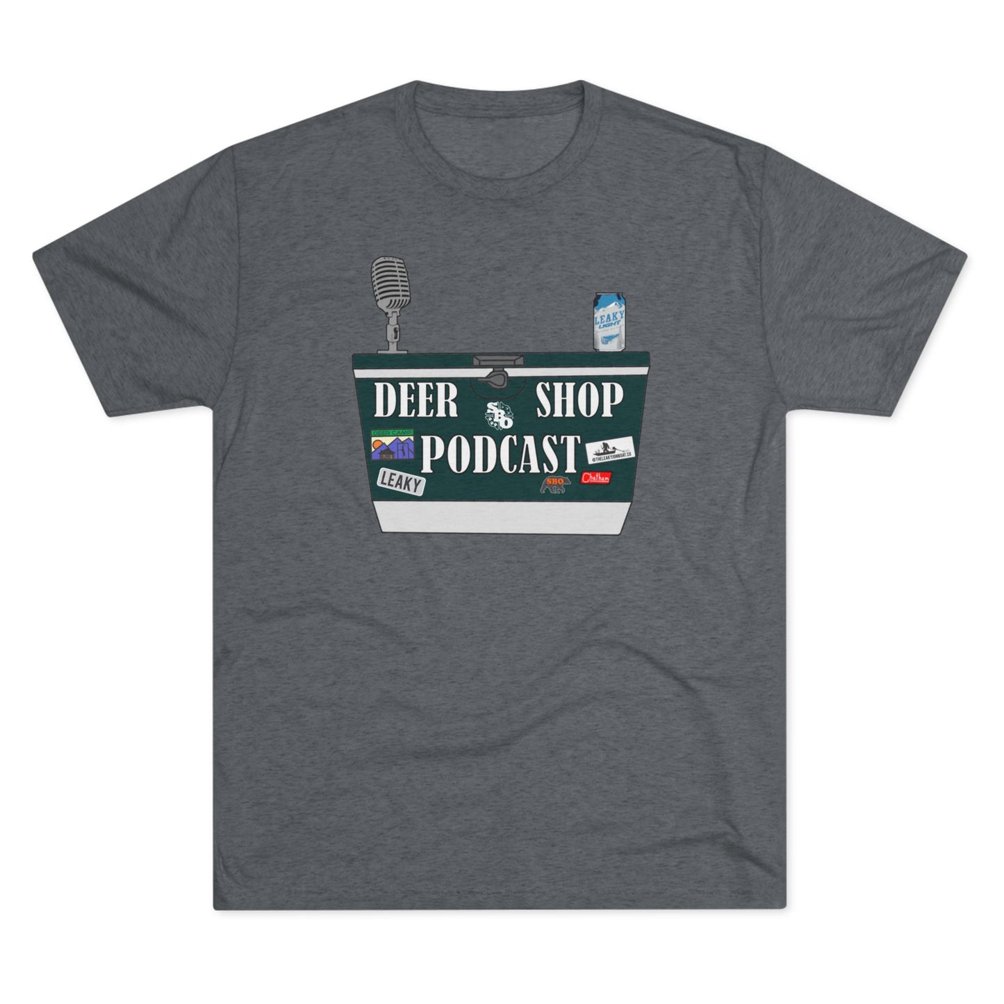 Deer Shop Podcast Tri-Blend Crew Tee